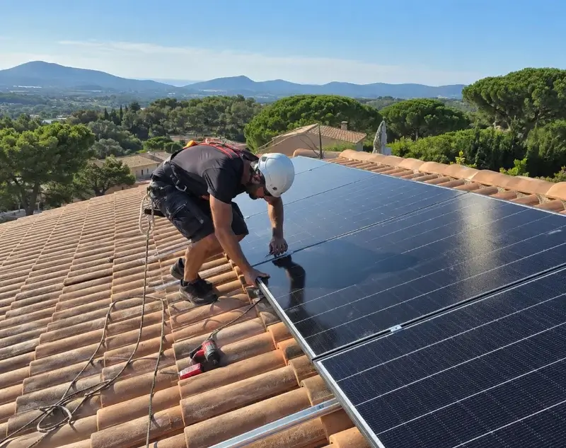 Installateur panneaux solaires Nabirat — pose photovoltaïque sur toiture