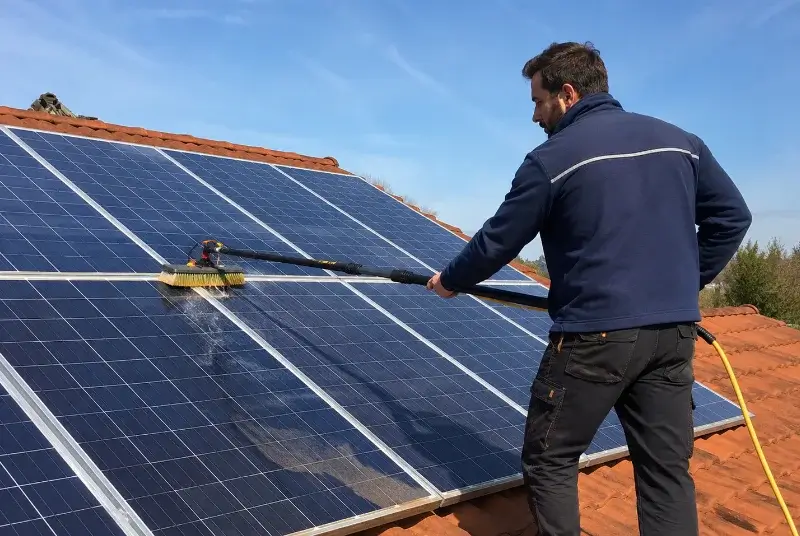 Nettoyage et entretien de panneaux solaires à Nabirat